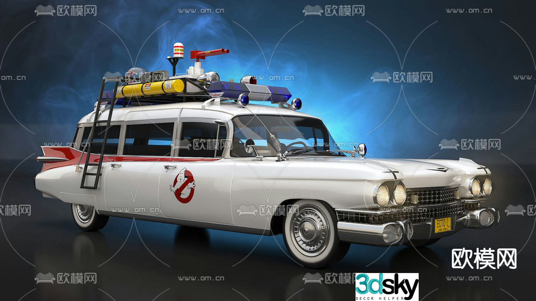 Modern retro Hummer off-road vehicle 3d model