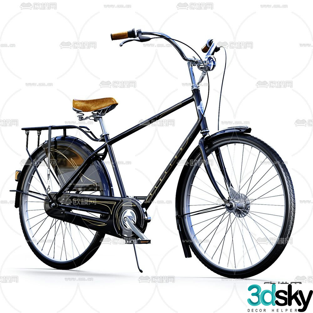 modern bicycle 3d model