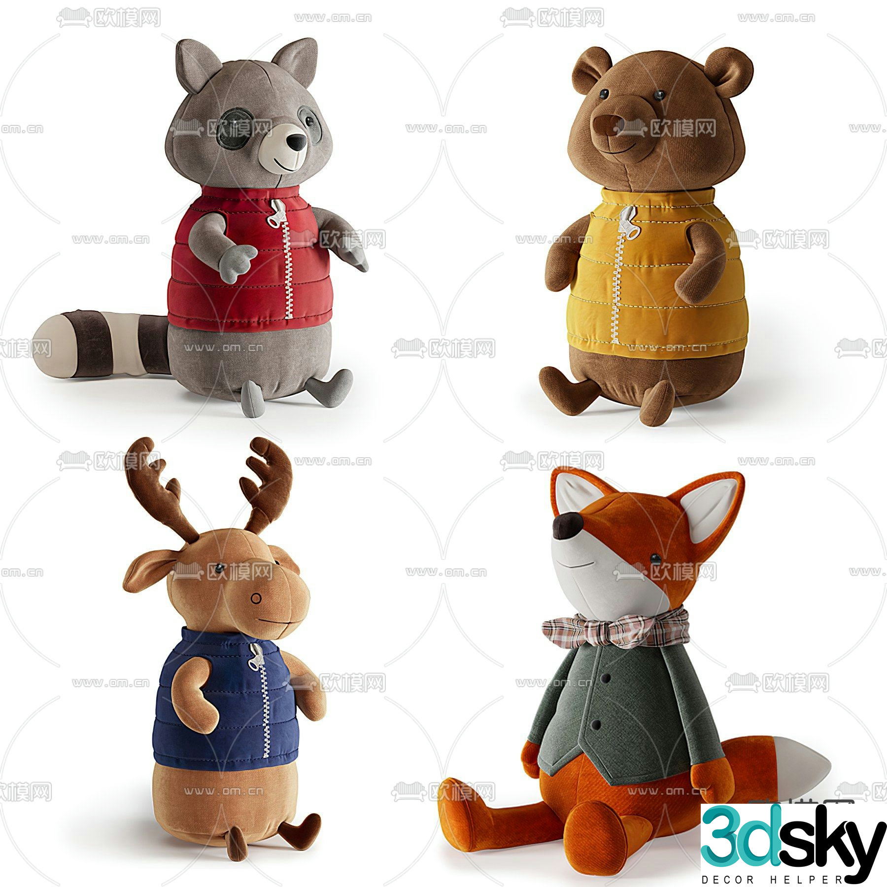 Modern children’s toy figurine 3d model