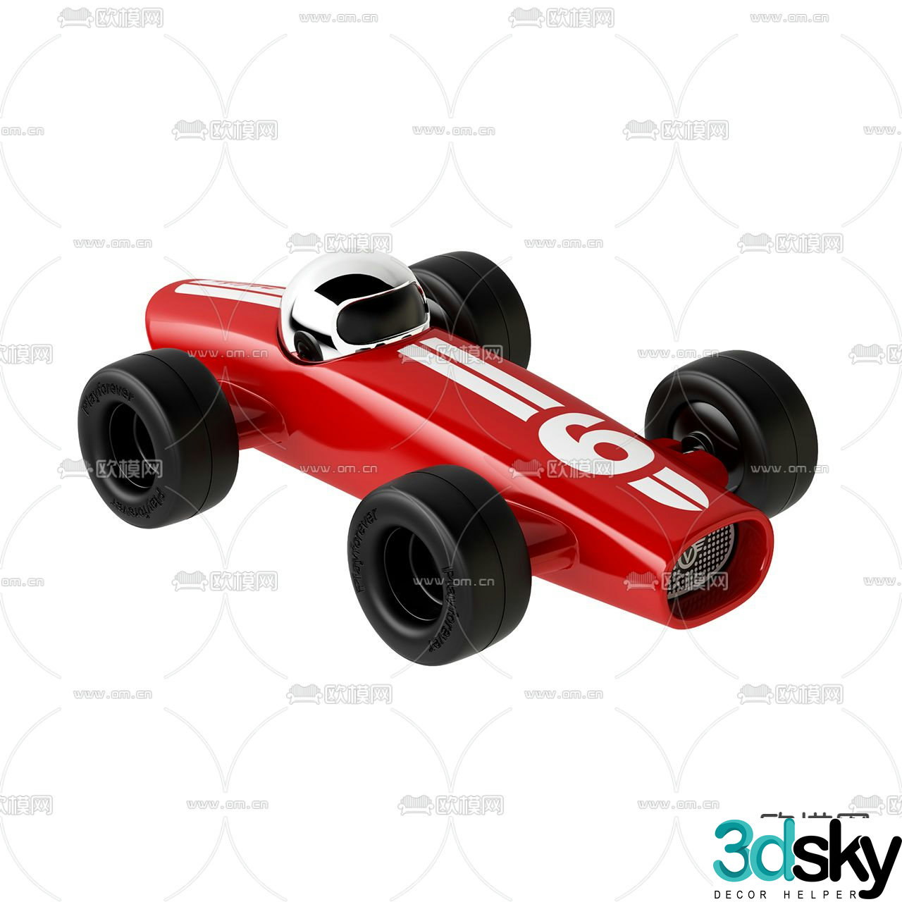 Modern children’s toy car 3d model