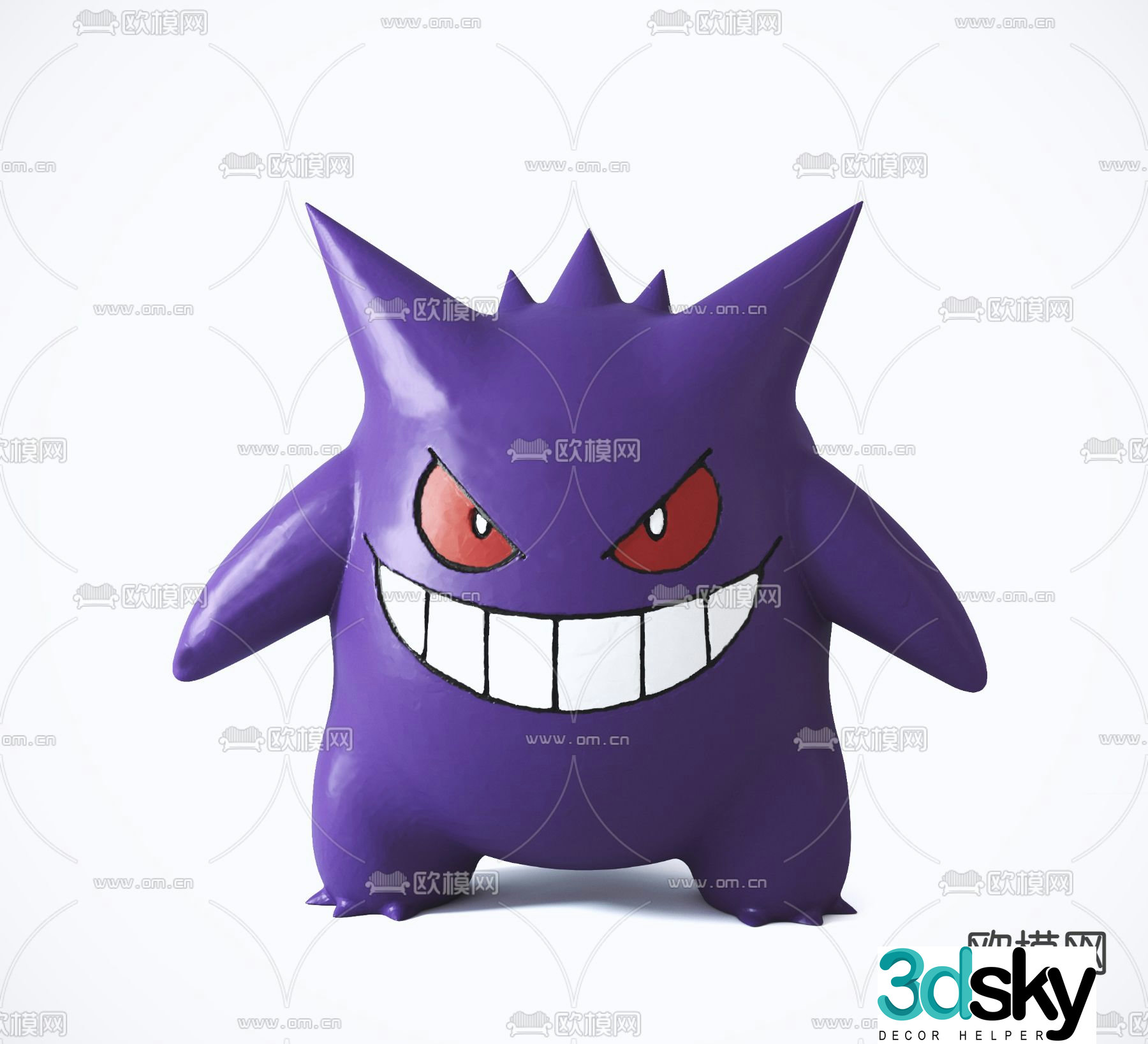 Modern children’s inflatable doll 3d model