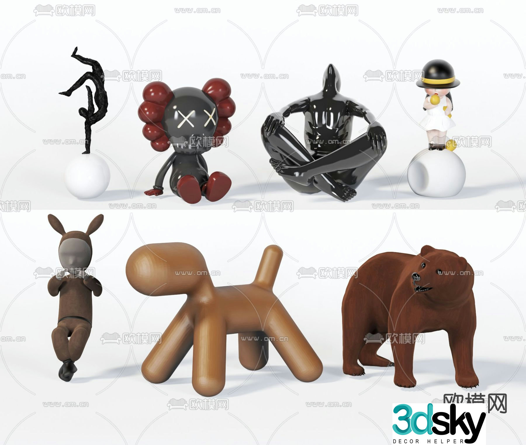Modern children’s toy ornaments 3d model