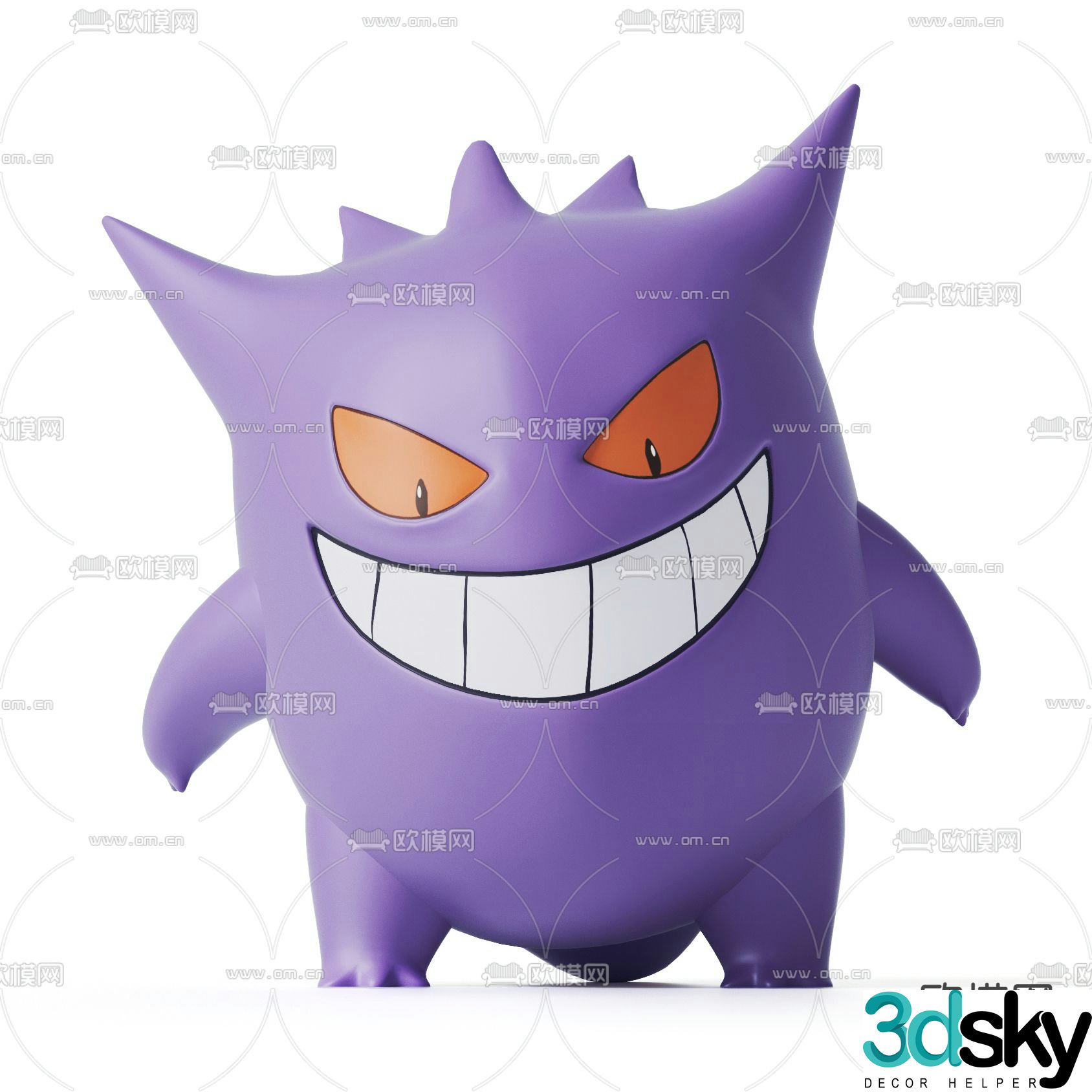 Modern pokemon toy 3d model