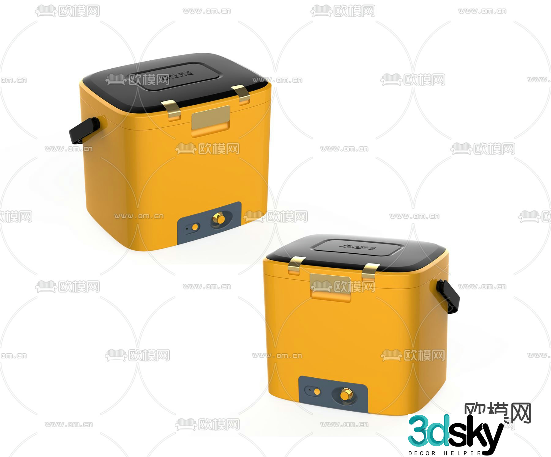 Modern toolbox 3d model
