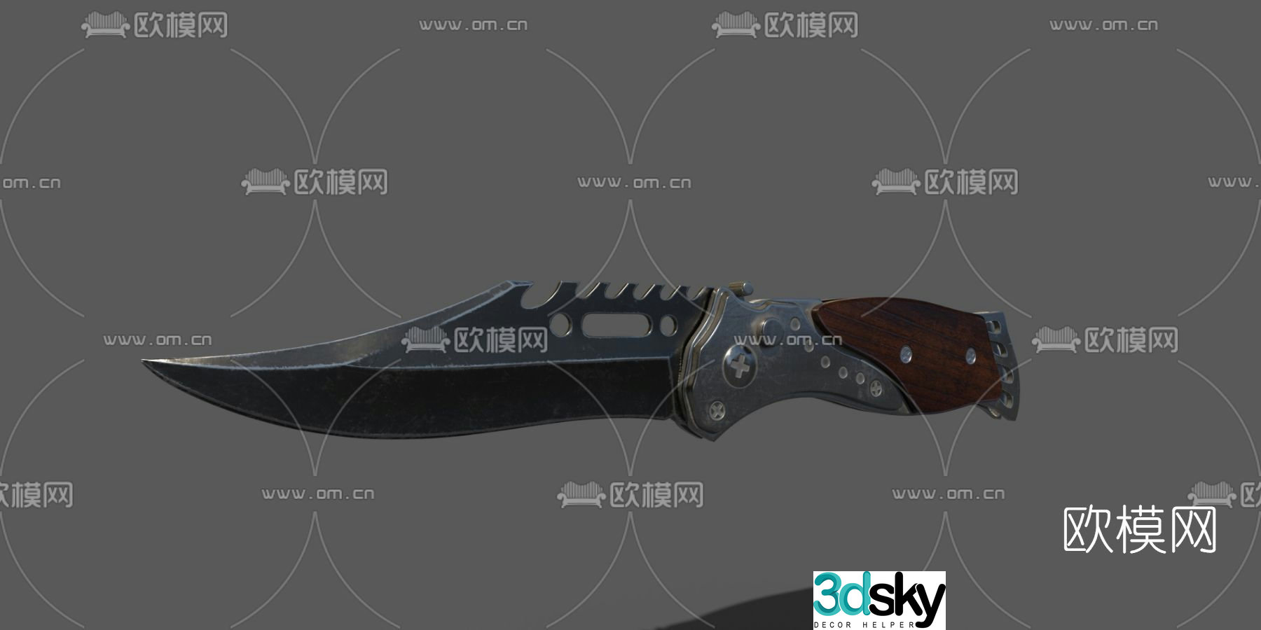 Modern bayonet free 3d model