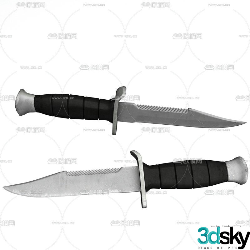 Modern bayonet free 3d model