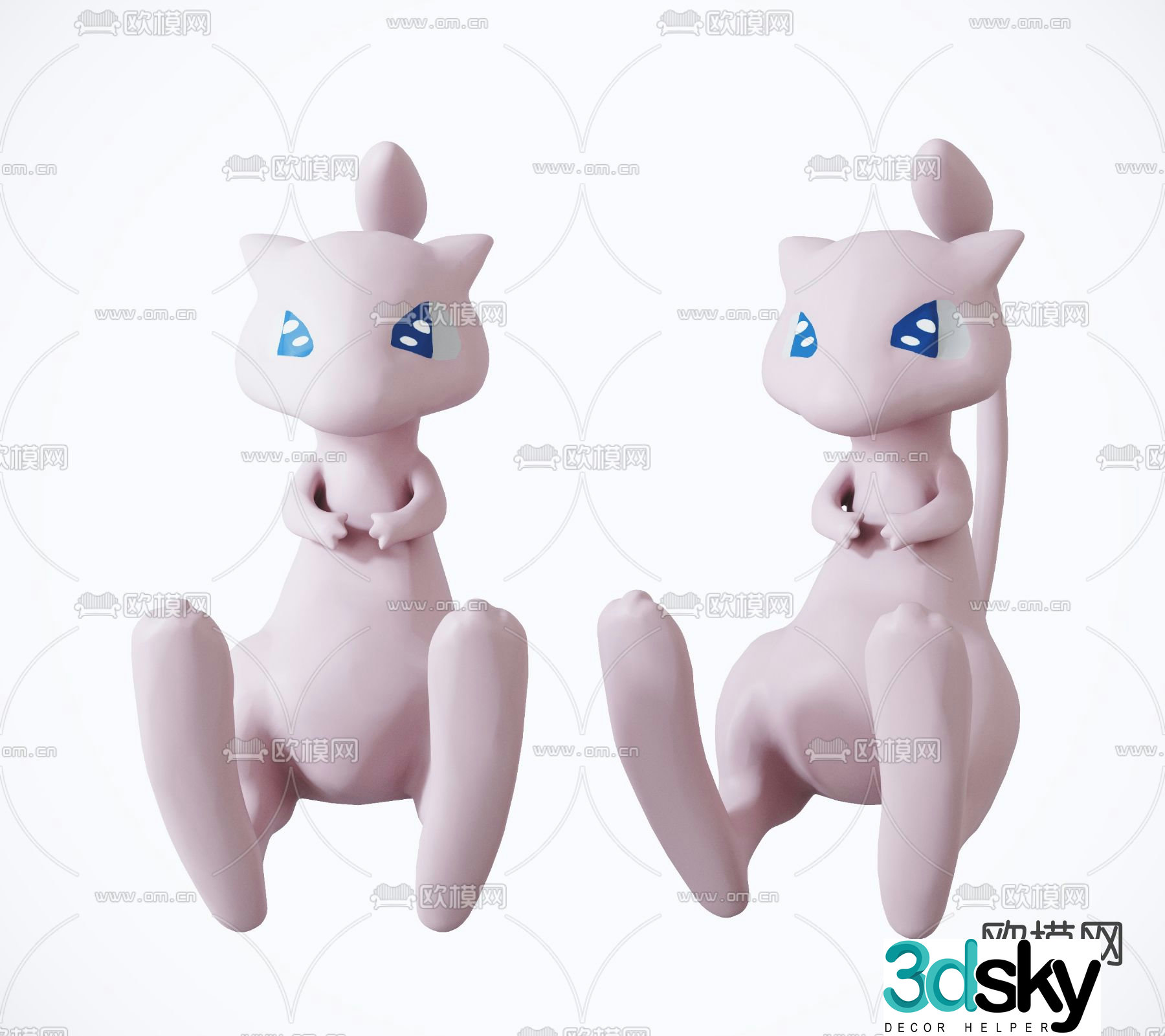 Modern PokÃ©mon toy 3d model