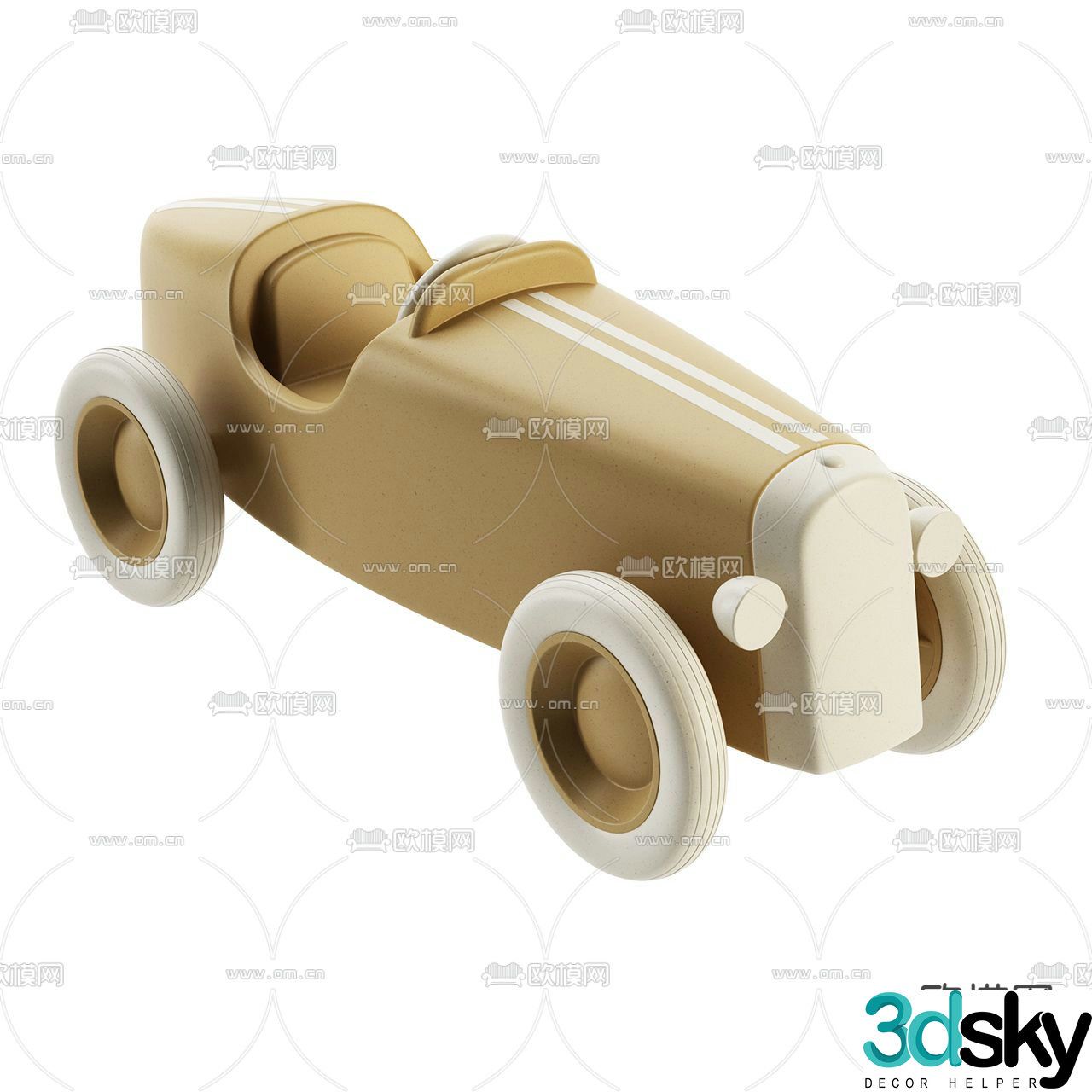 Modern children’s toy car 3d model