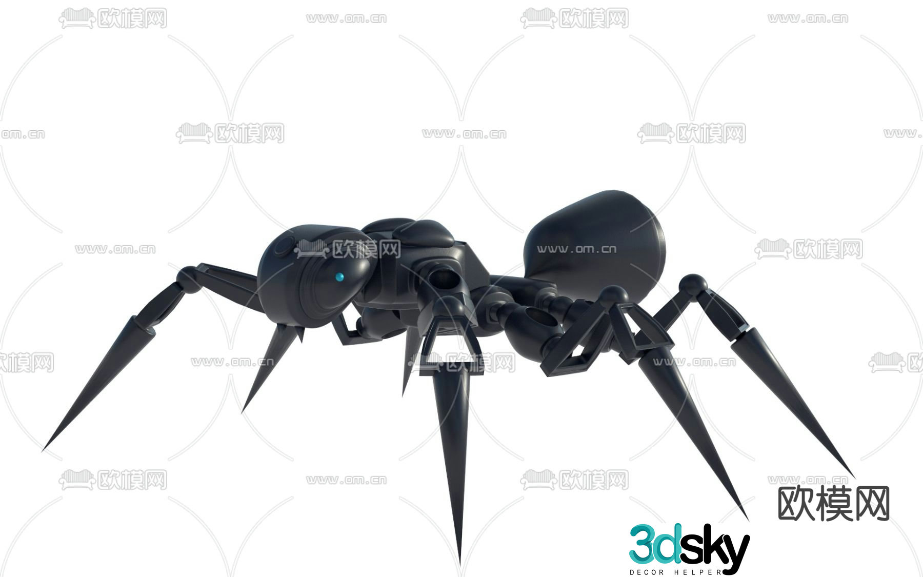 Modern robot ant intelligent robot 3d model