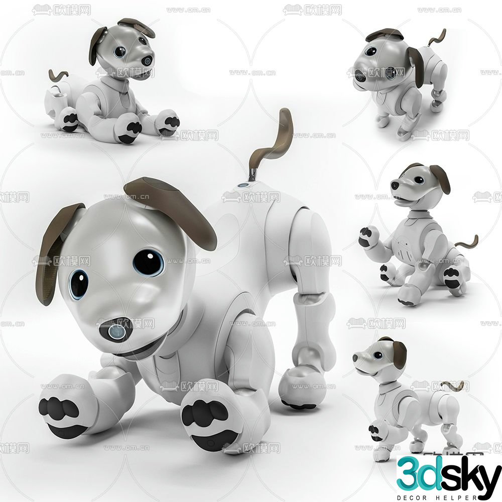 Modern children’s toy dog â€‹â€‹3d model