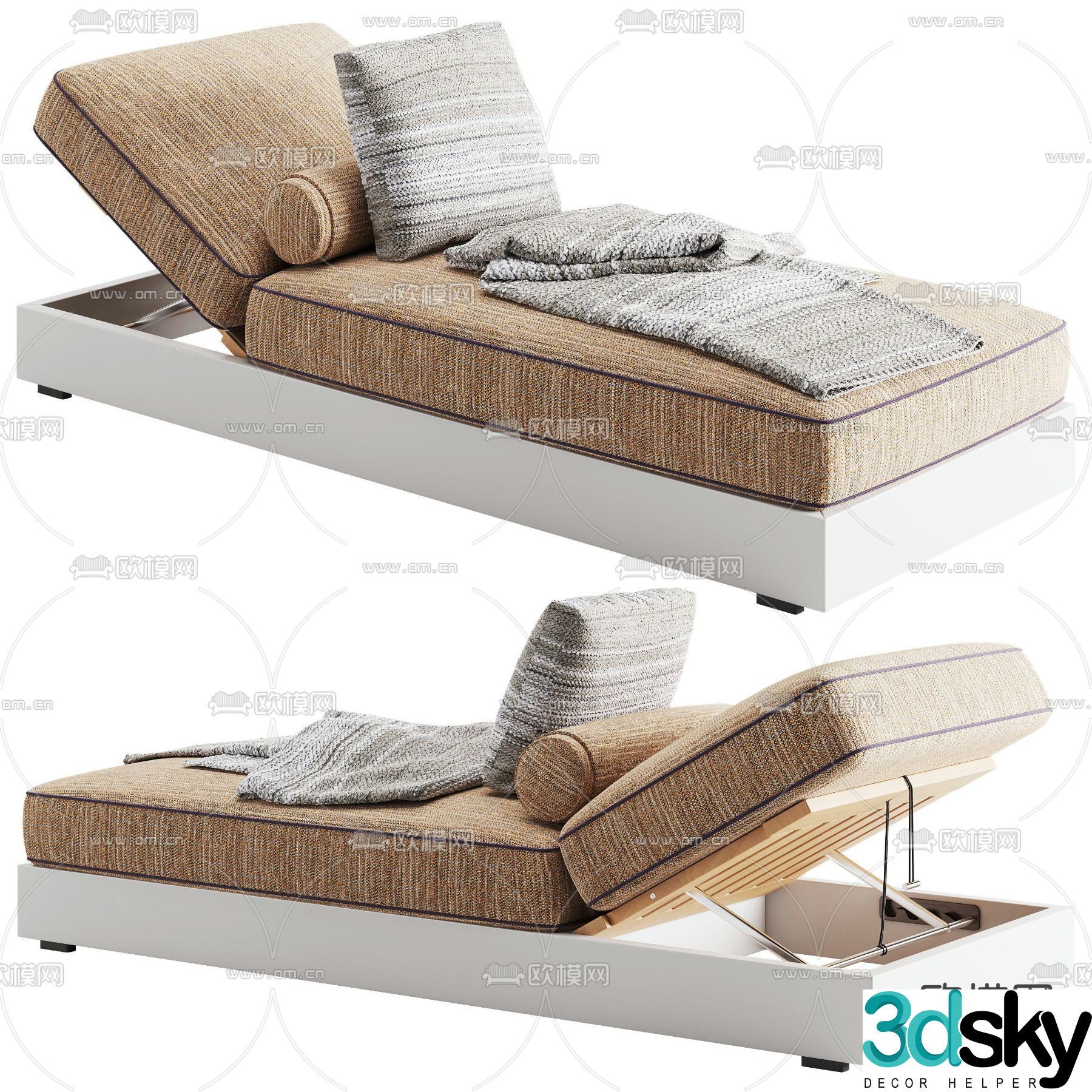 FLEXFORM lounge chair 3d model