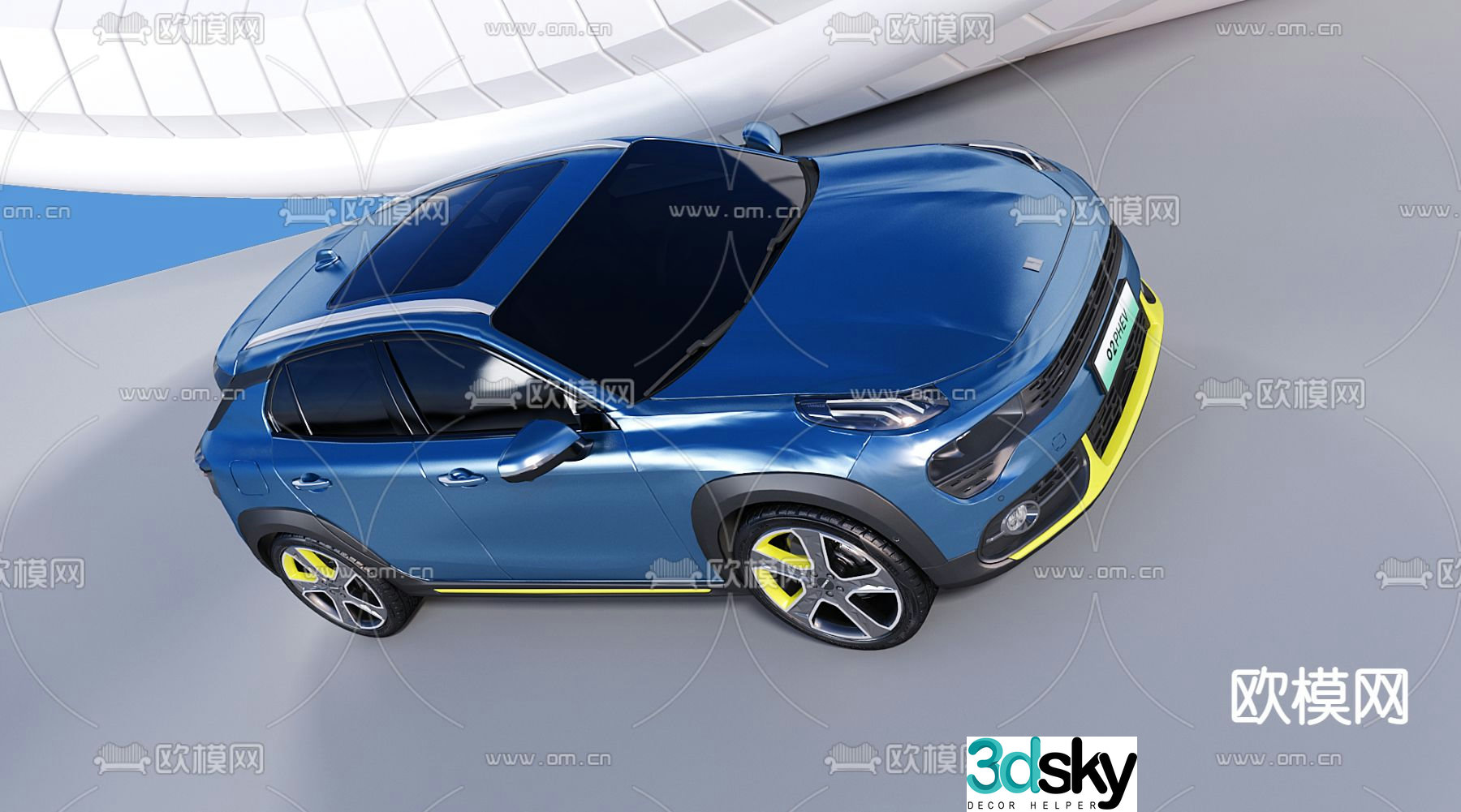 Hyundai Lynk & Co car 3d model