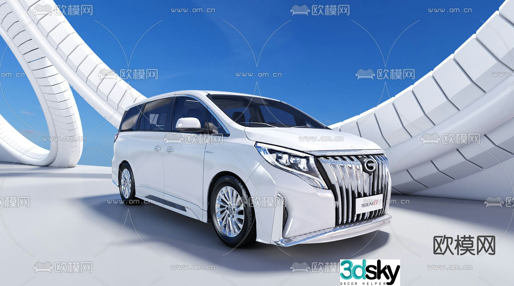 Hyundai GAC Trumpchi car 3d model