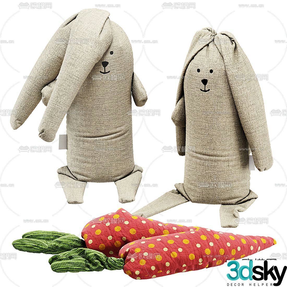 Modern children’s toy figurine 3d model