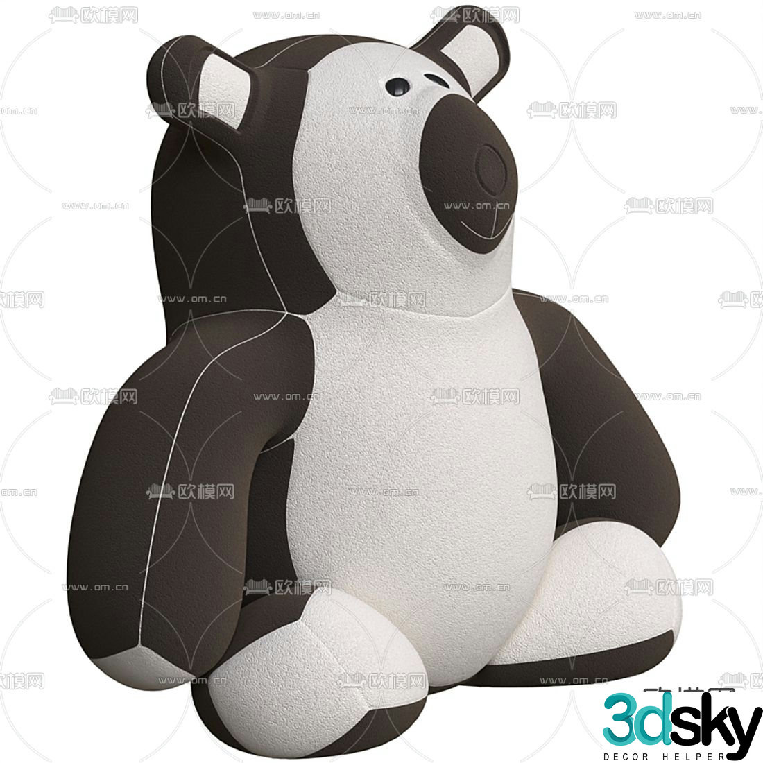 Modern children’s doll toy 3d model