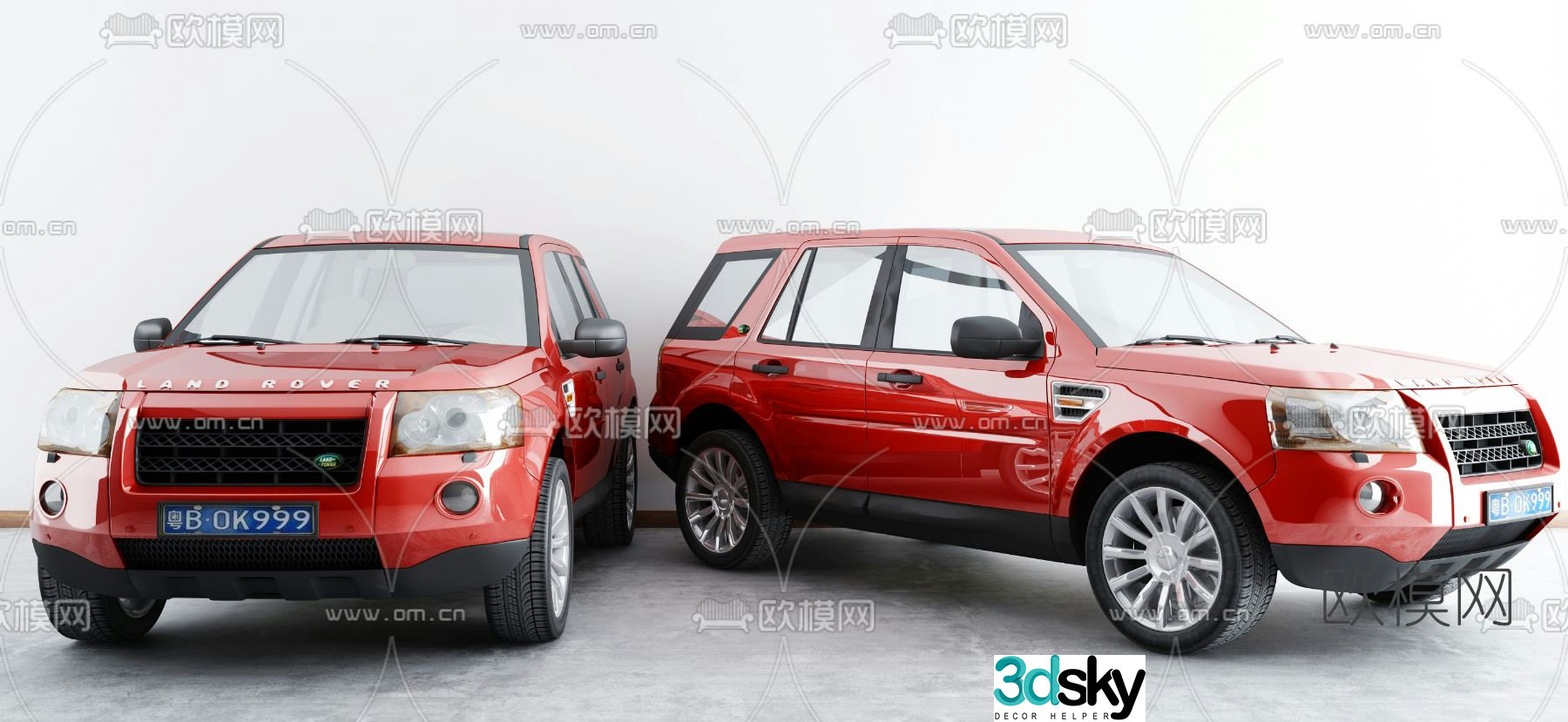Modern off-road vehicle 3d model