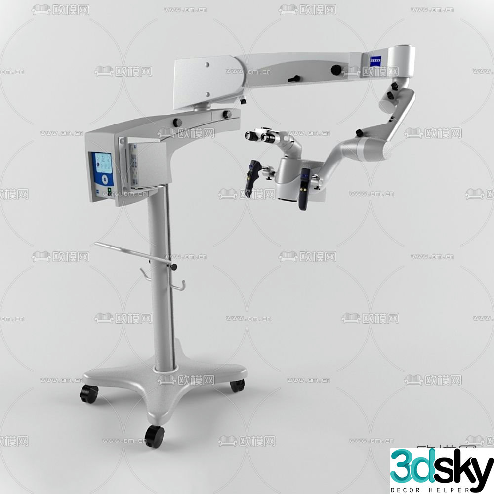 Modern dental equipment appliance 3d model