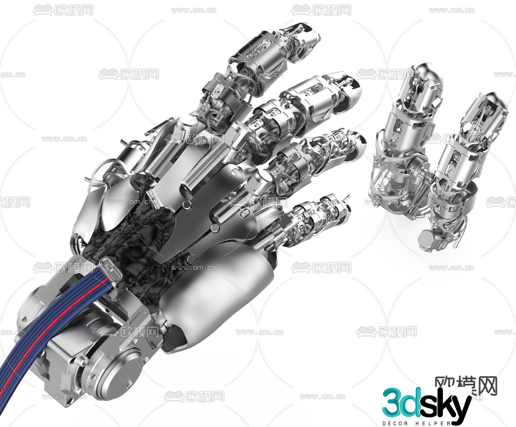 Modern manipulator 3d model