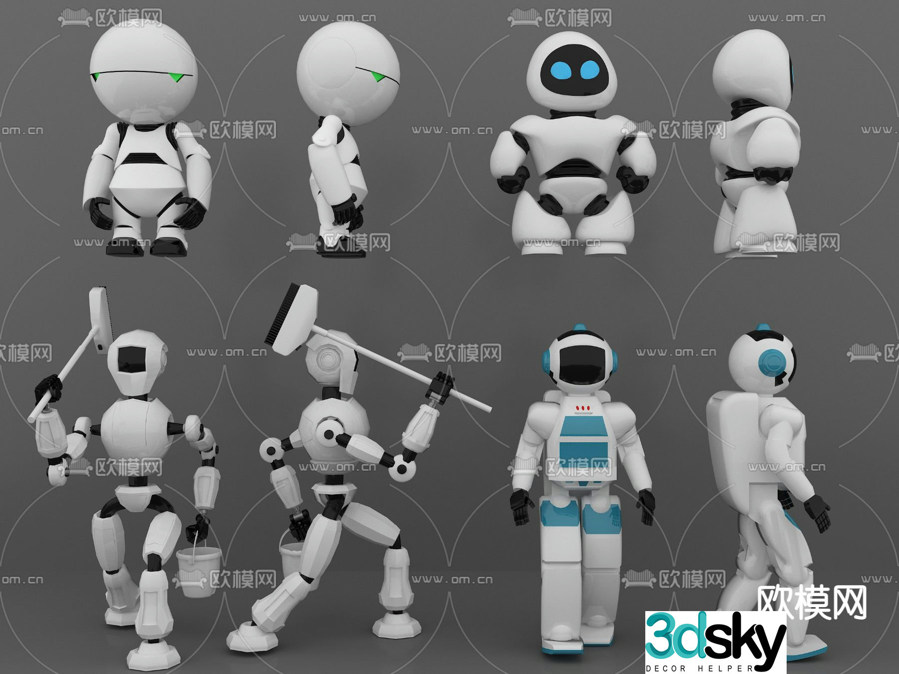 Smart robot toy 3d model