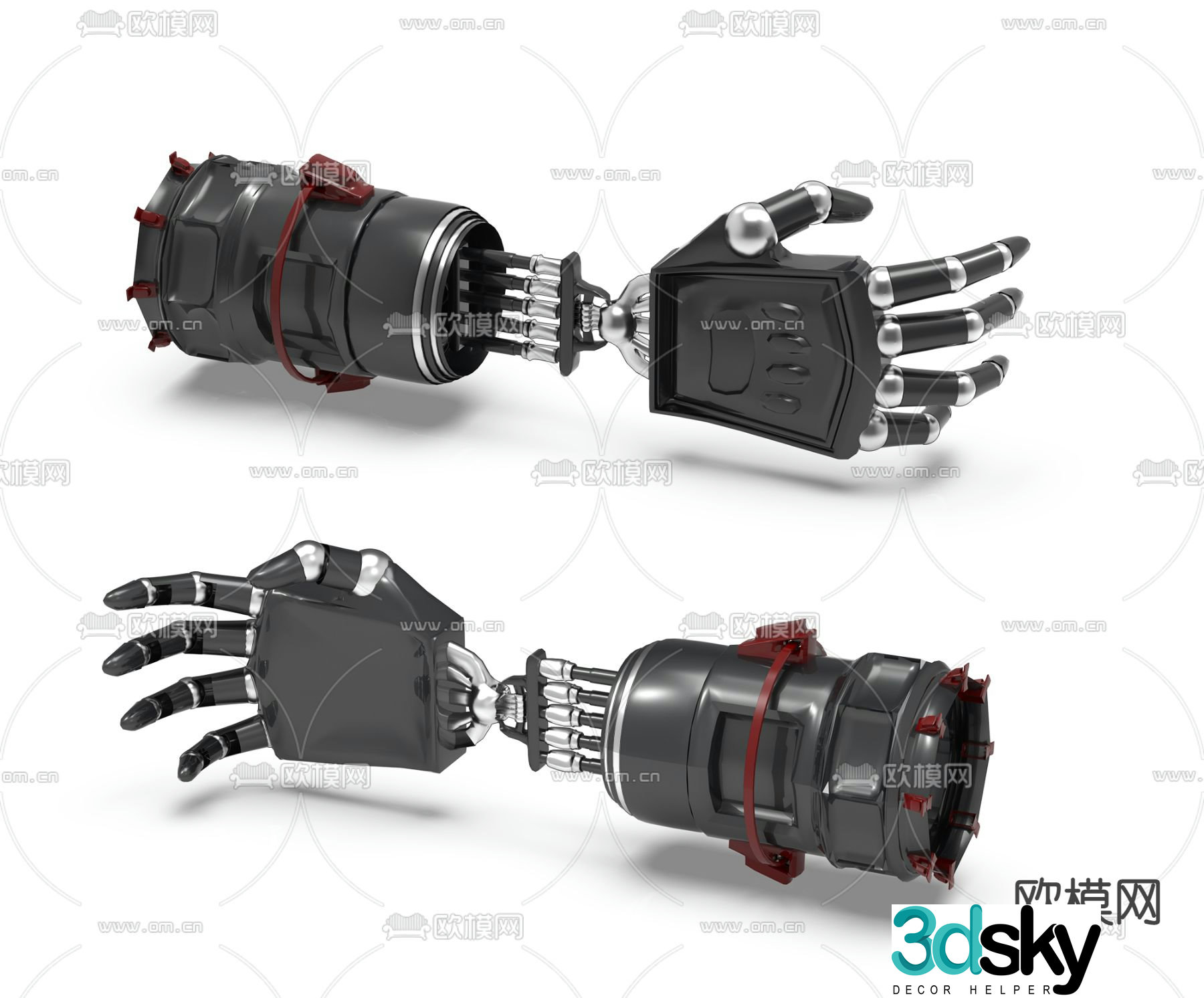 Modern manipulator 3d model
