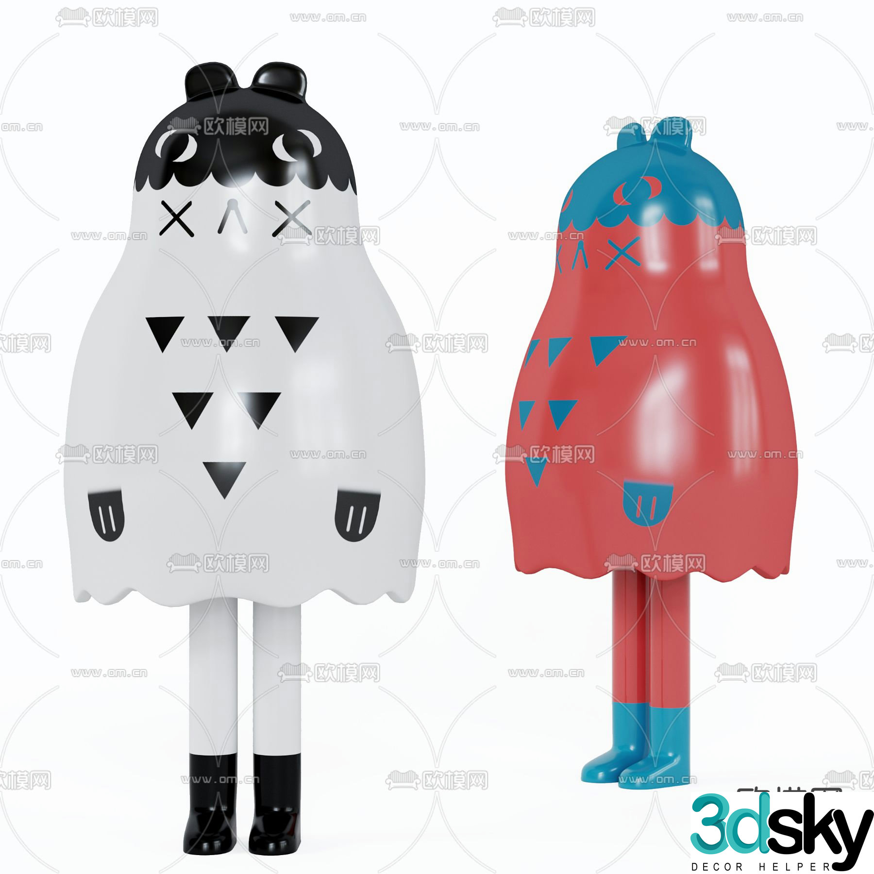 Modern cartoon children’s toy 3d model