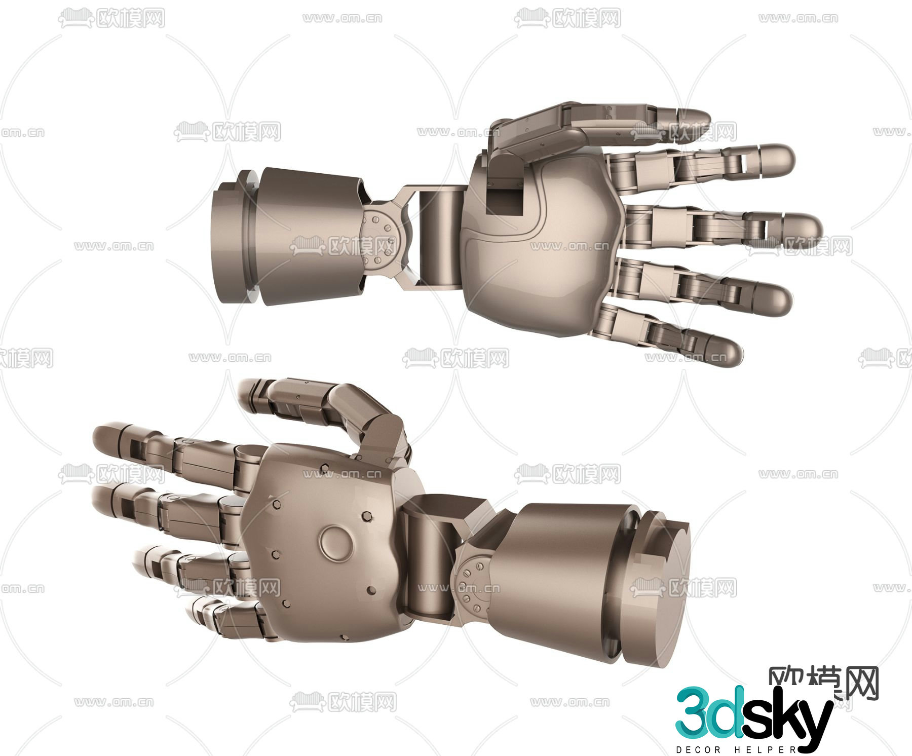 Modern manipulator 3d model