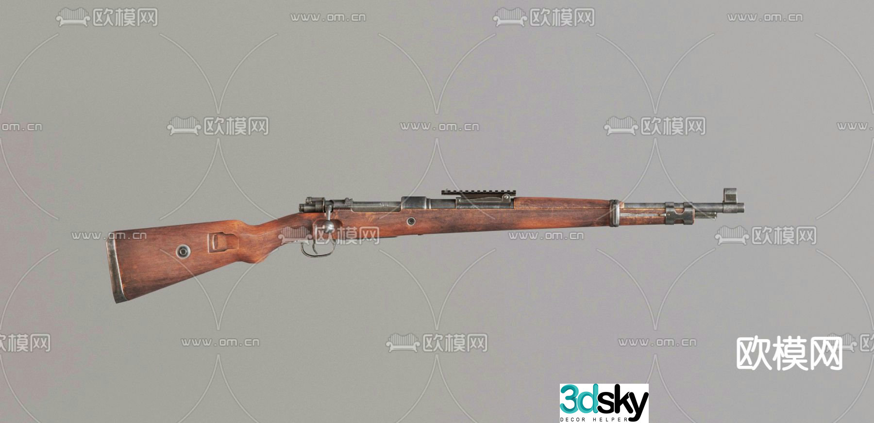 Modern 98k gun 3d model