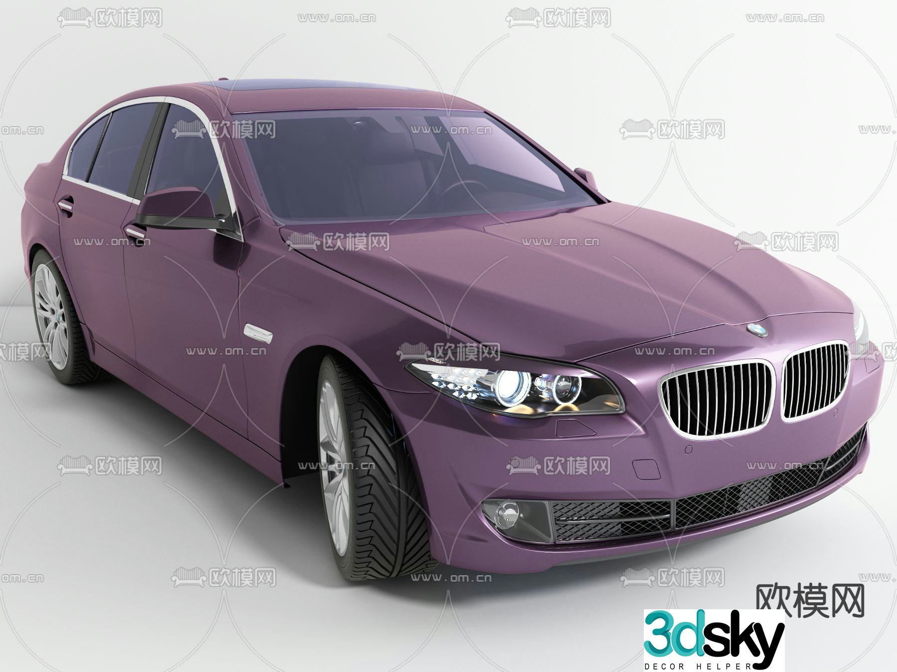 Modern BMW car 3d model