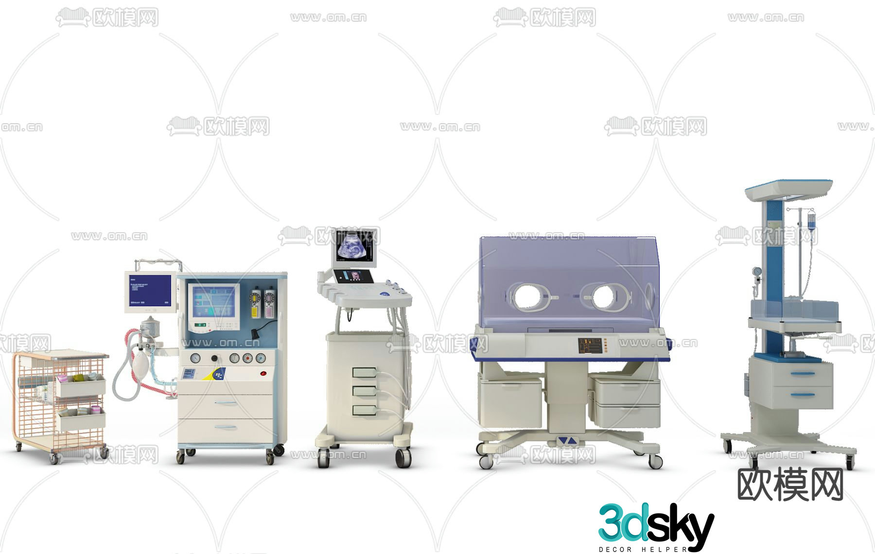 Modern medical equipment 3d model