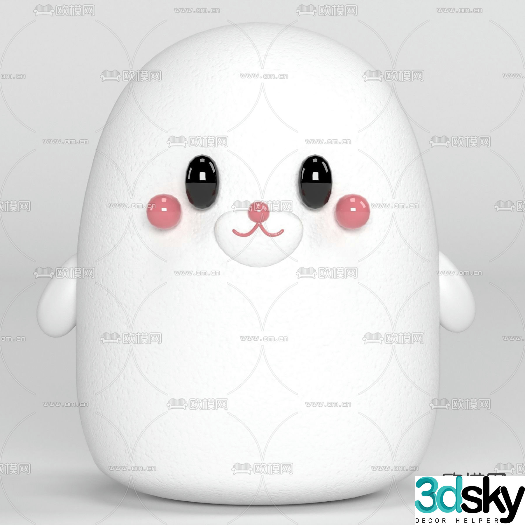 Modern cartoon toy doll toy 3d model