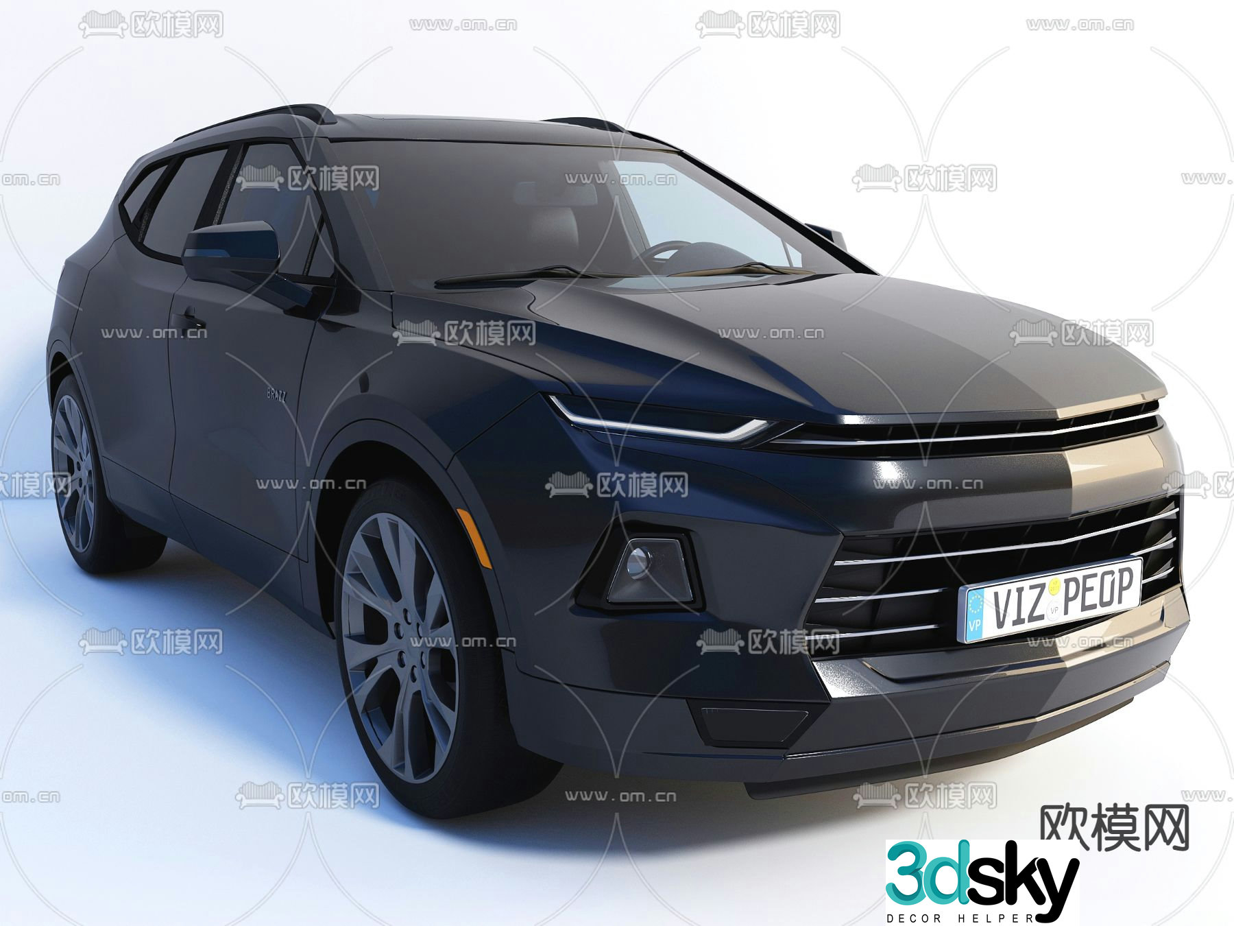 Off road SUV car 3d model