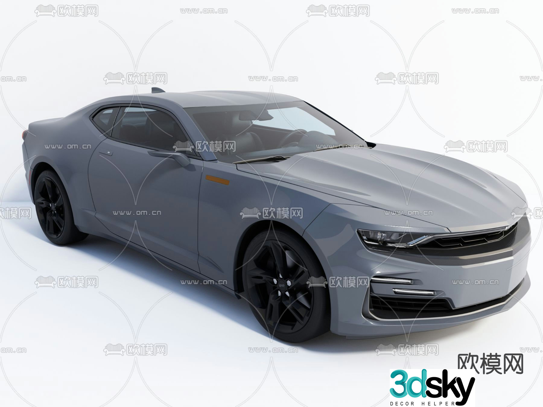 modern car 3d model