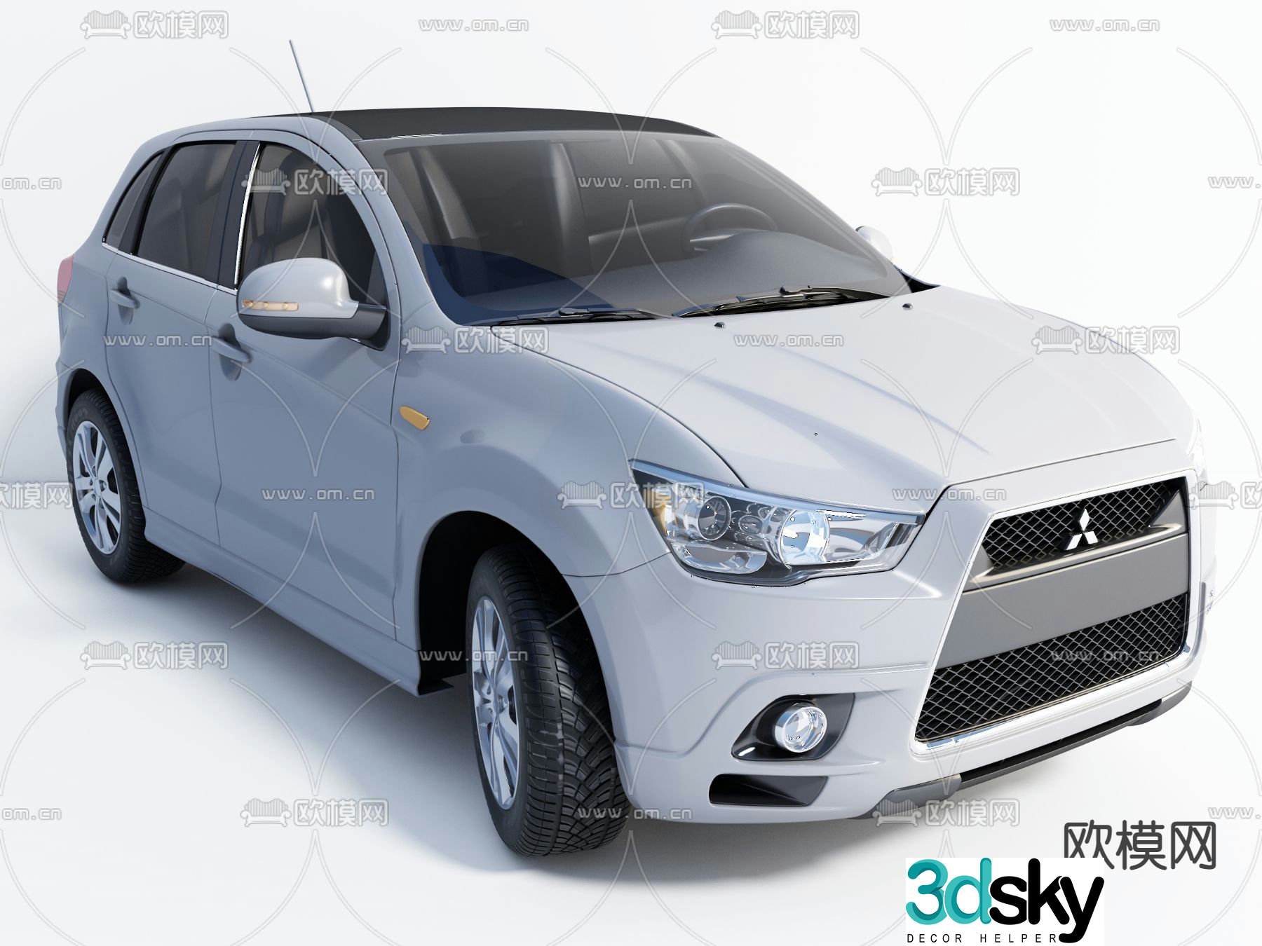 SUV Mitsubishi 3d model