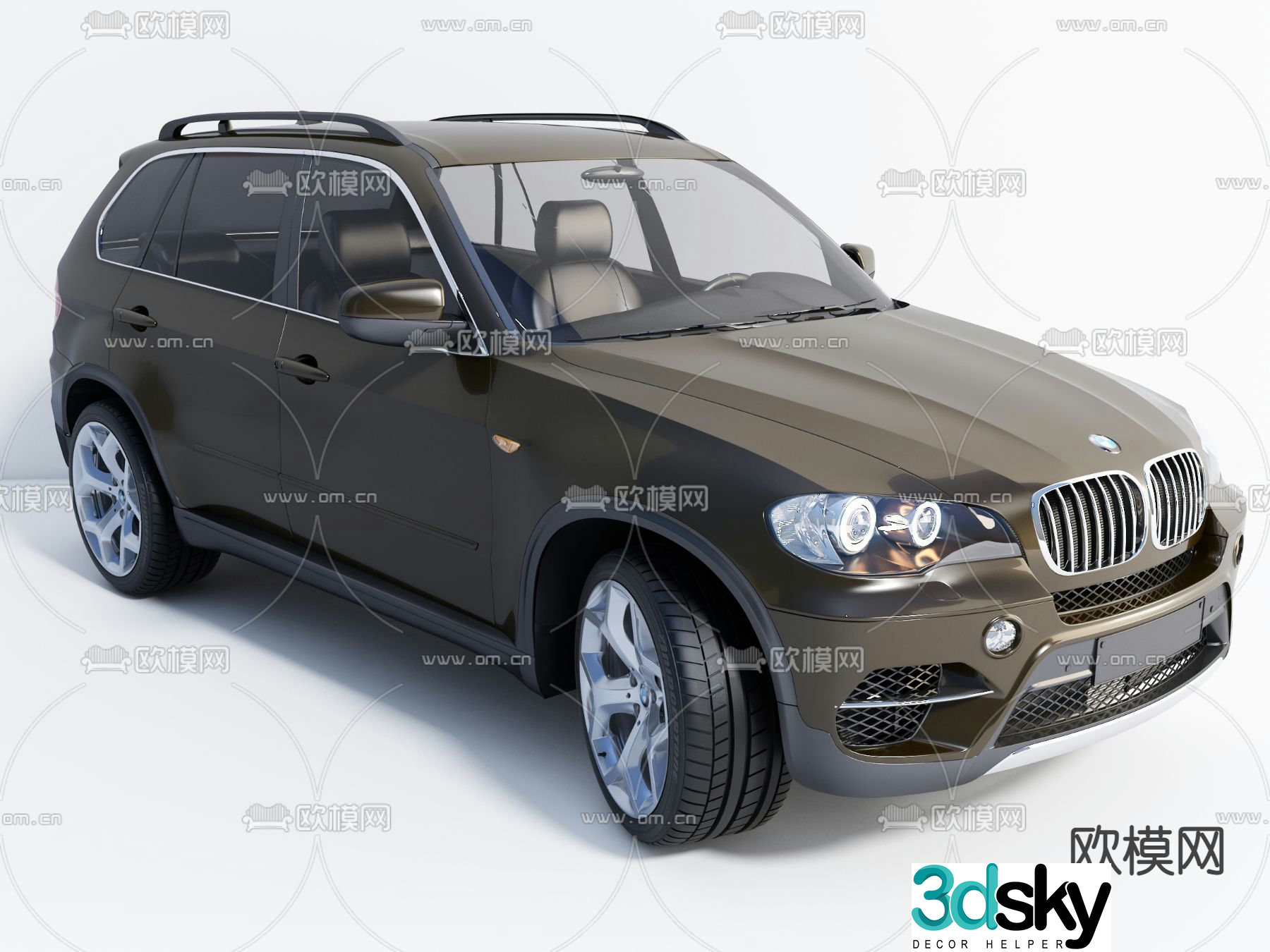 BMW SUV car 3d model