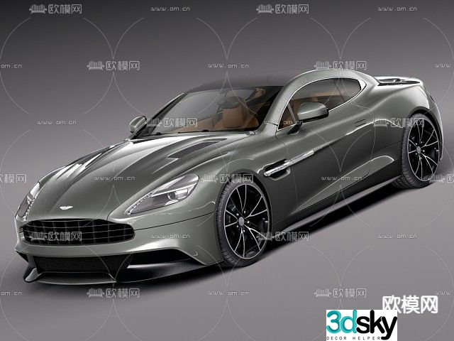 Modern Aston Martin sports car 3d model