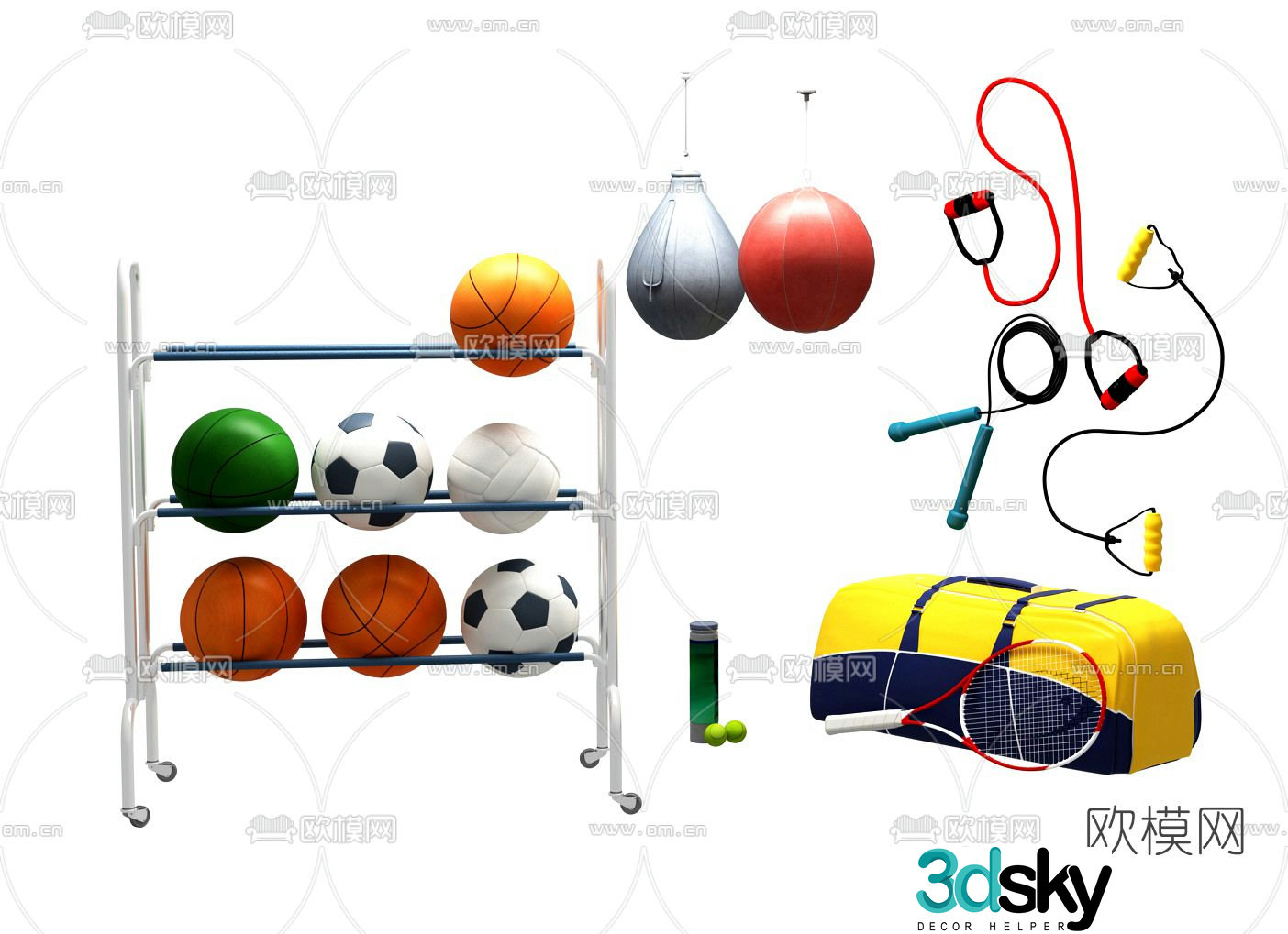 Ball sporting goods 3d model