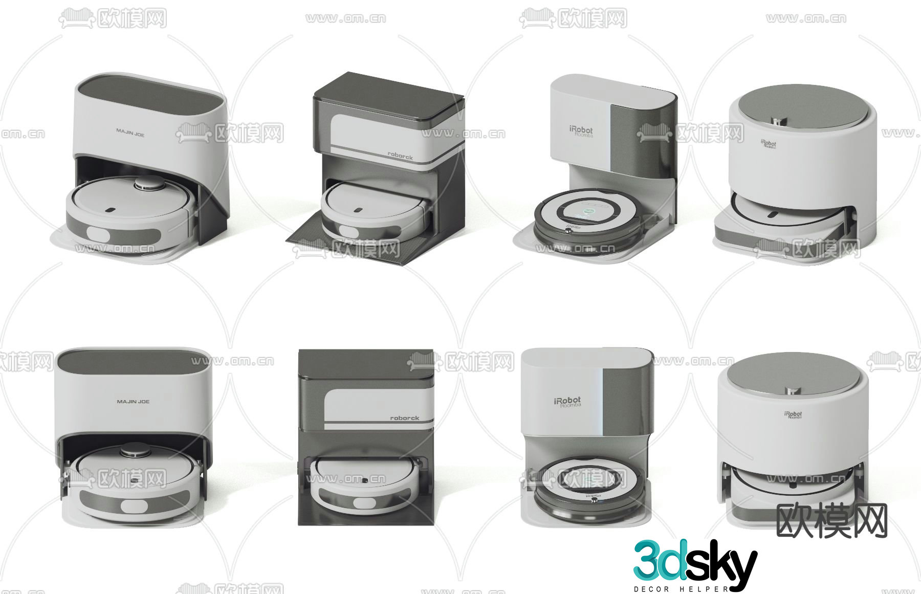 Sweeping robot 3d model
