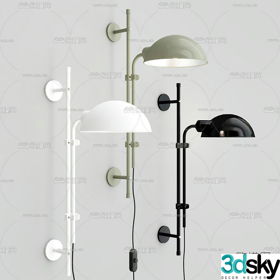 FLOS modern wall light 3d model