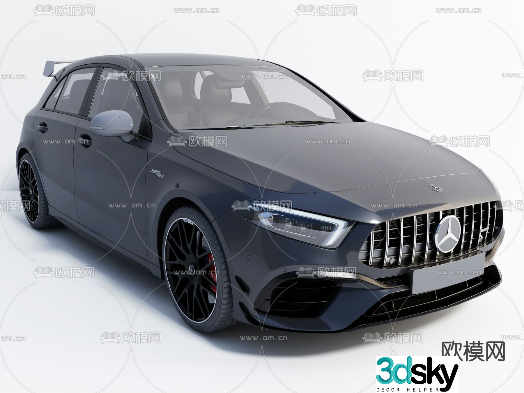 Mercedes Benz sedan 3d model