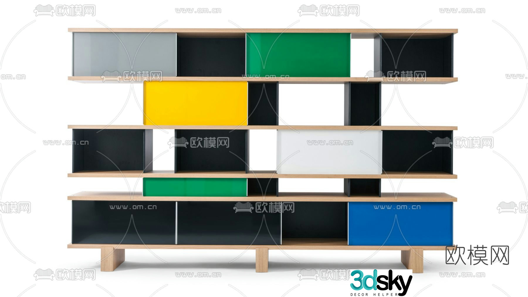 Cassina Nuage side cabinet decorative cabinet 3d model