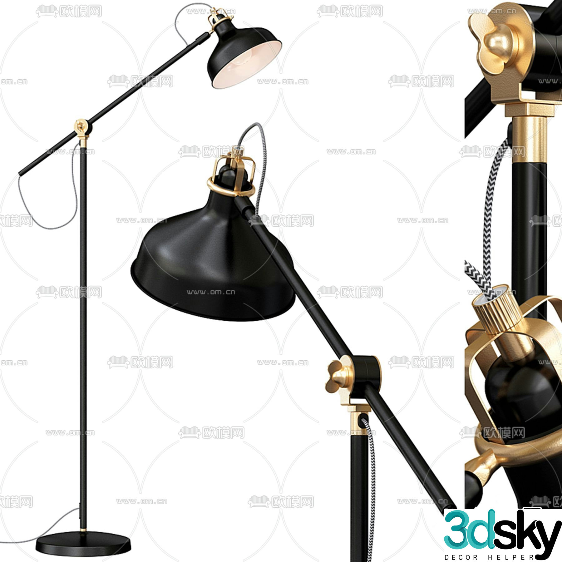 FLOS modern floor lamp 3d model