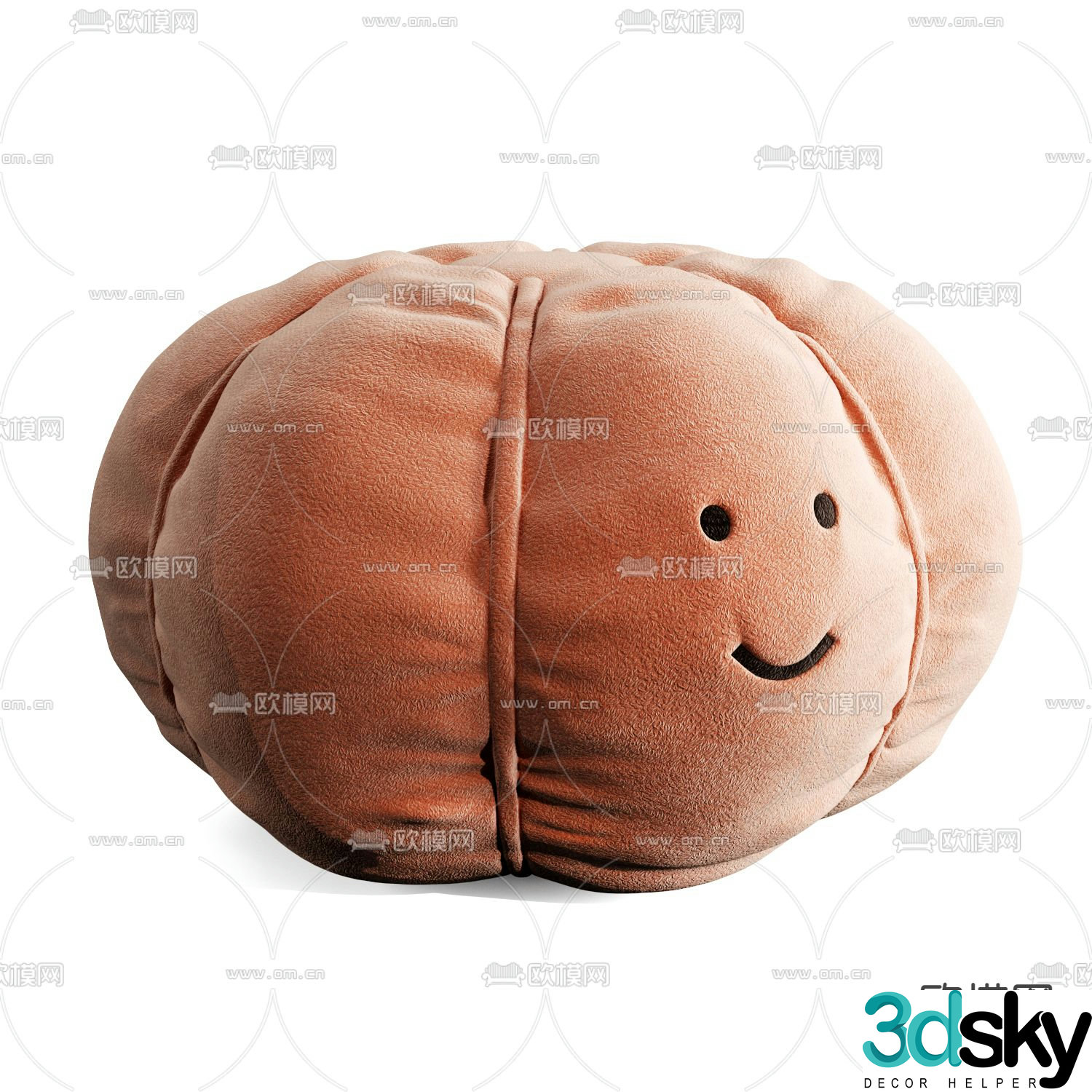 Modern children’s sofa stool 3d model