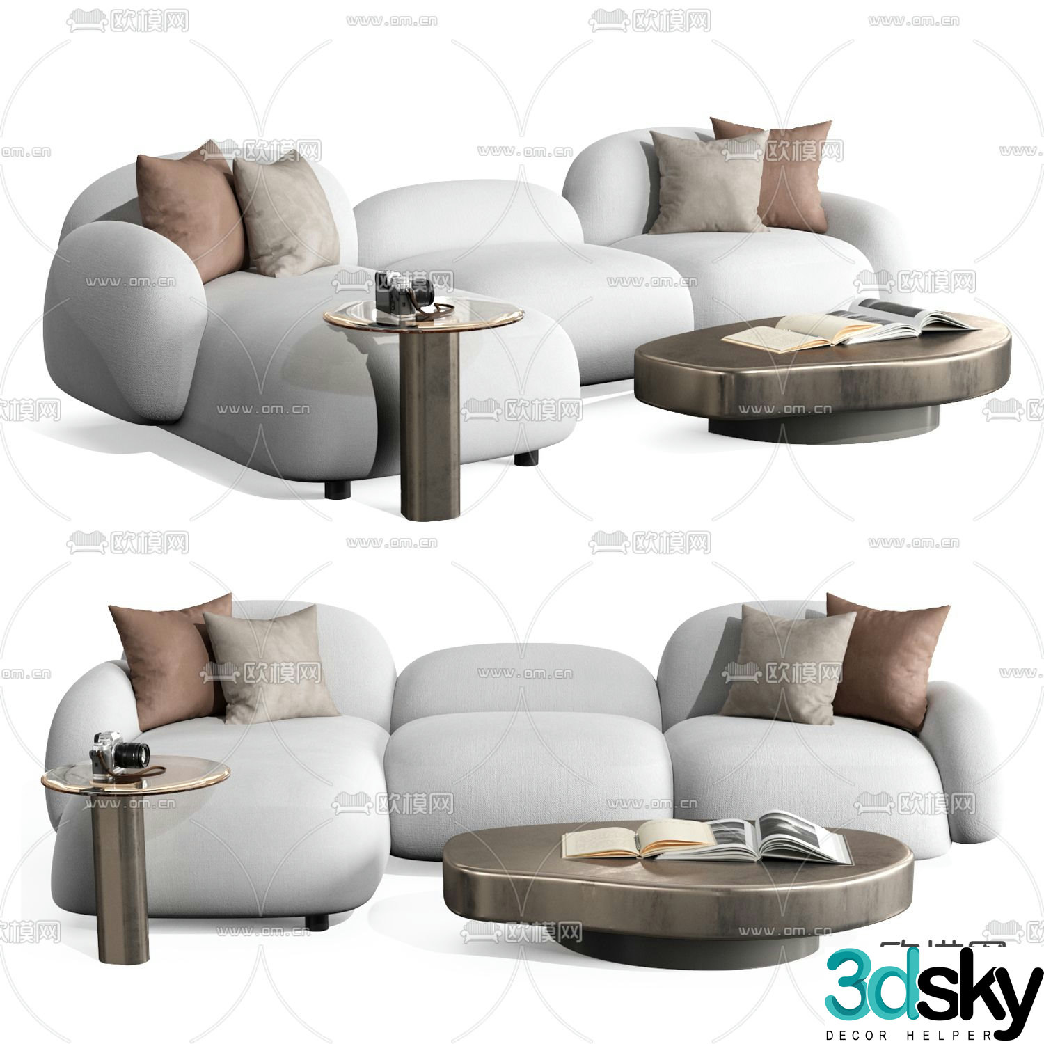 Pertica sofa 3d model