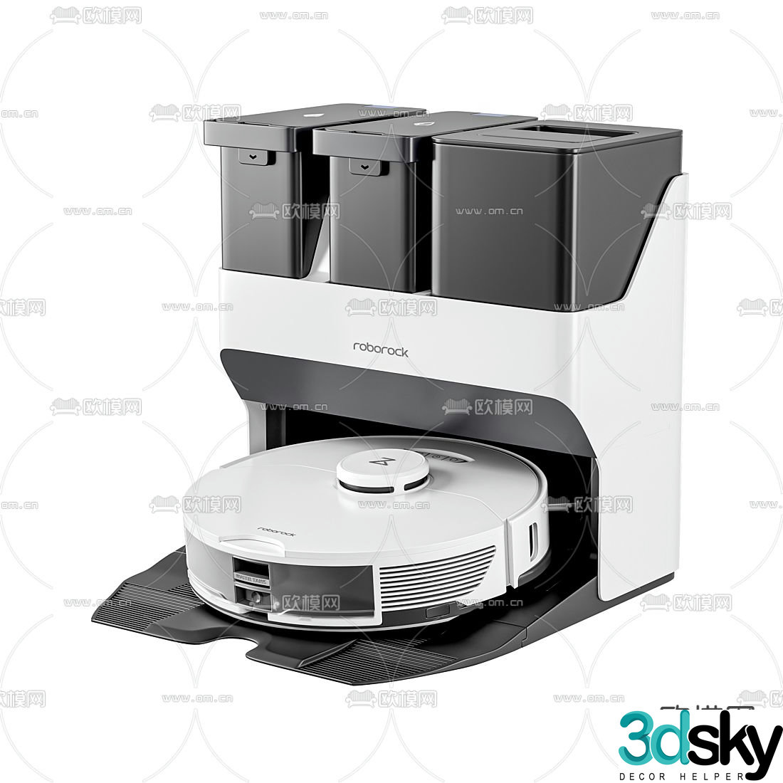 Intelligent sweeping robot sweeping machine 3D model