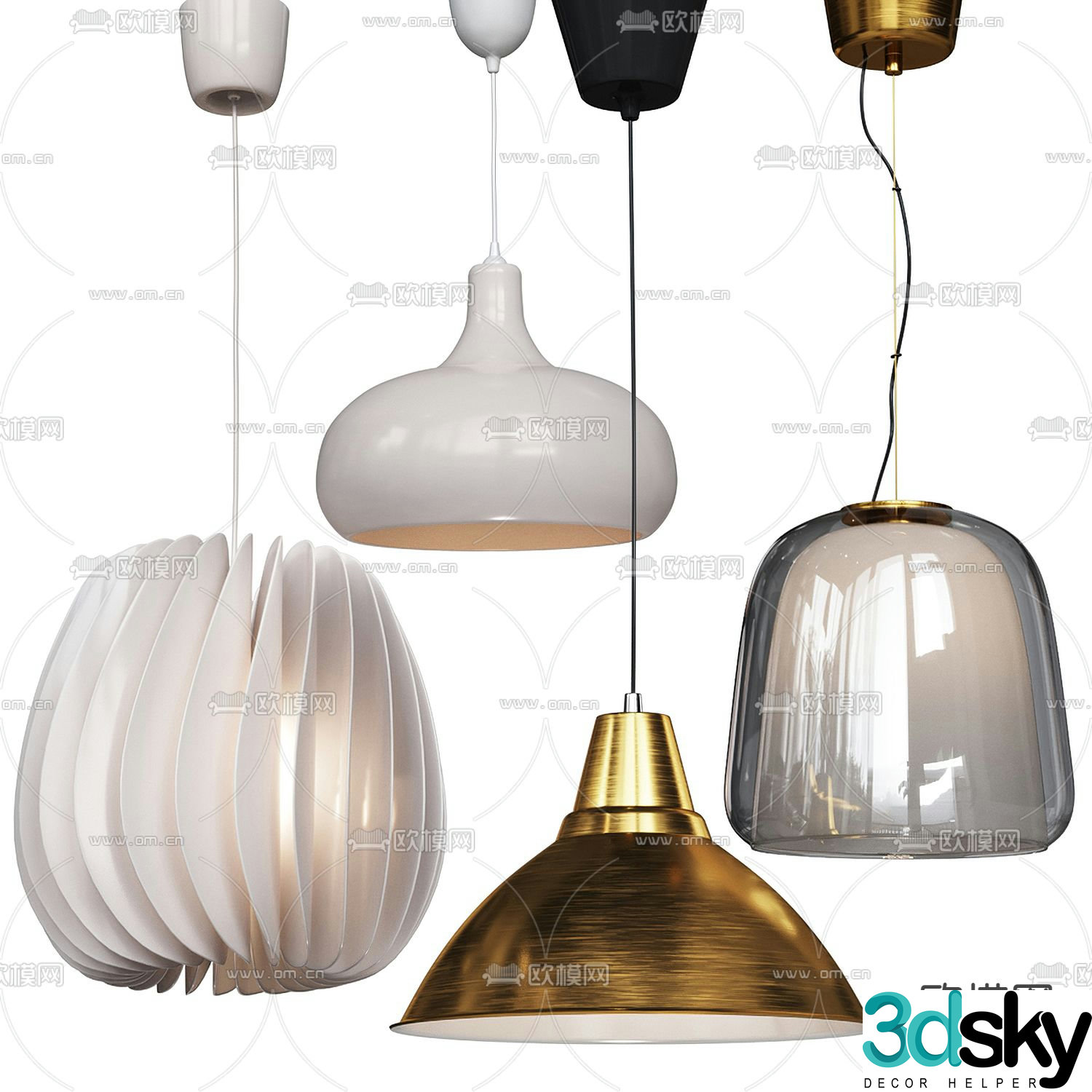 FLOS small chandelier 3d model