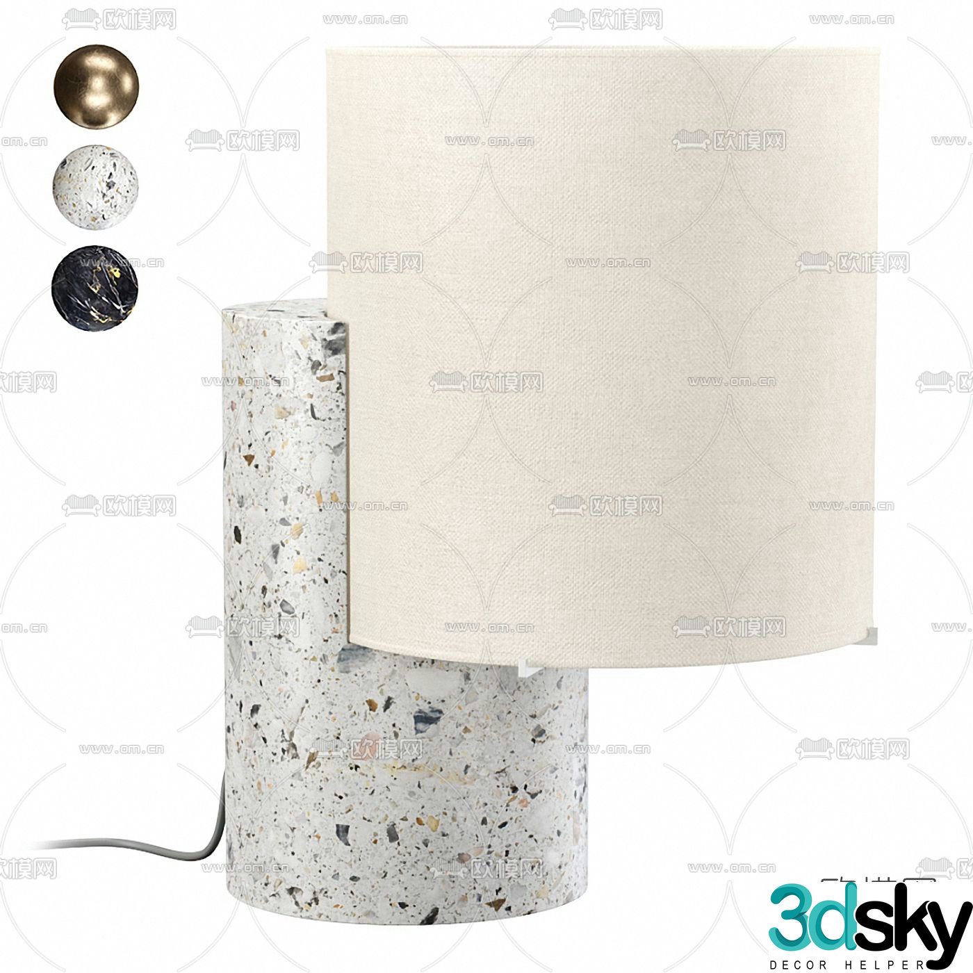 FLOS table lamp 3d model