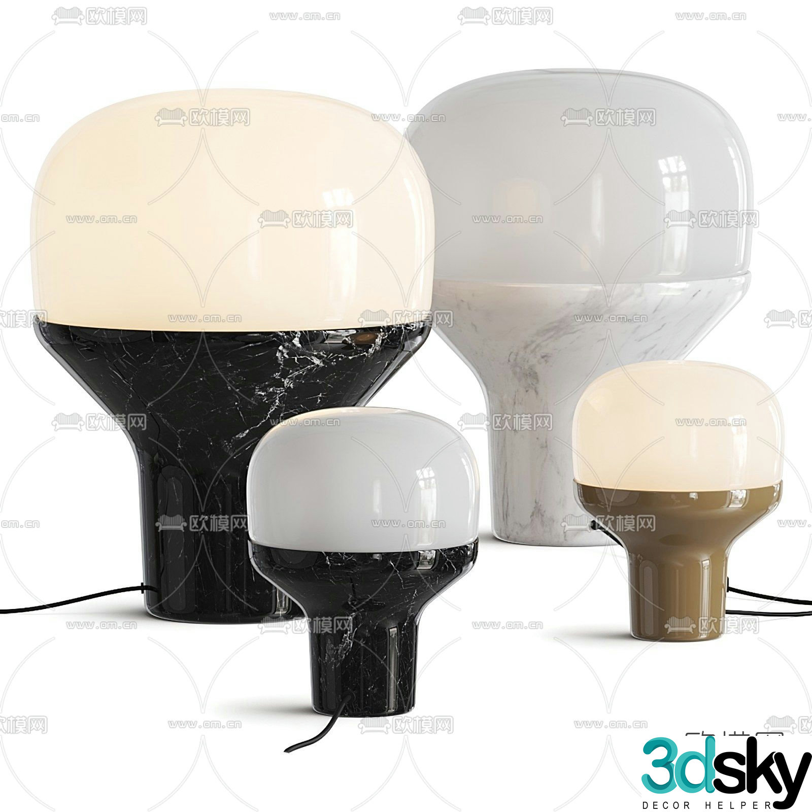 FLOS table lamp 3d model