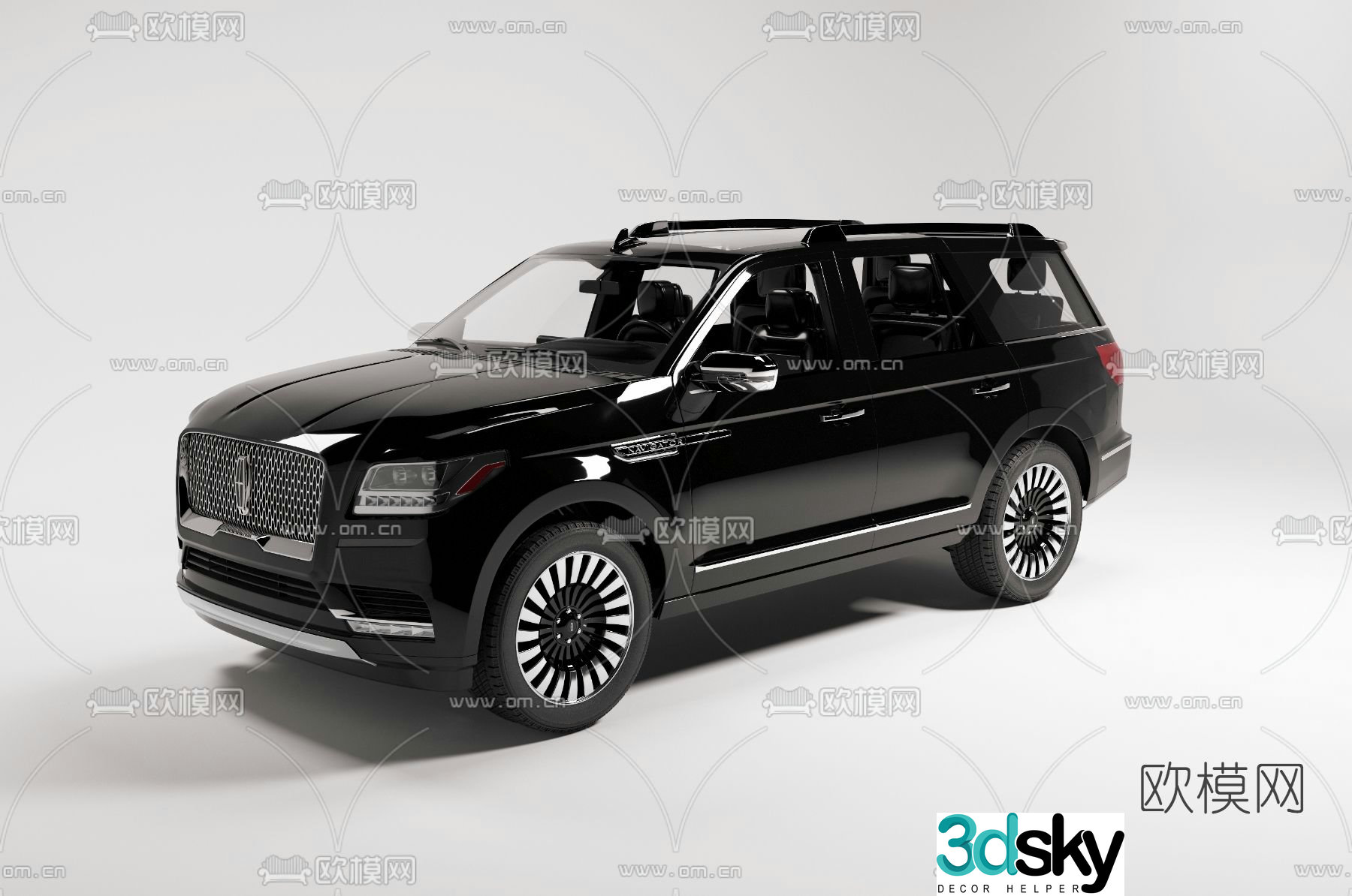 modern car off road vehicle 3d model