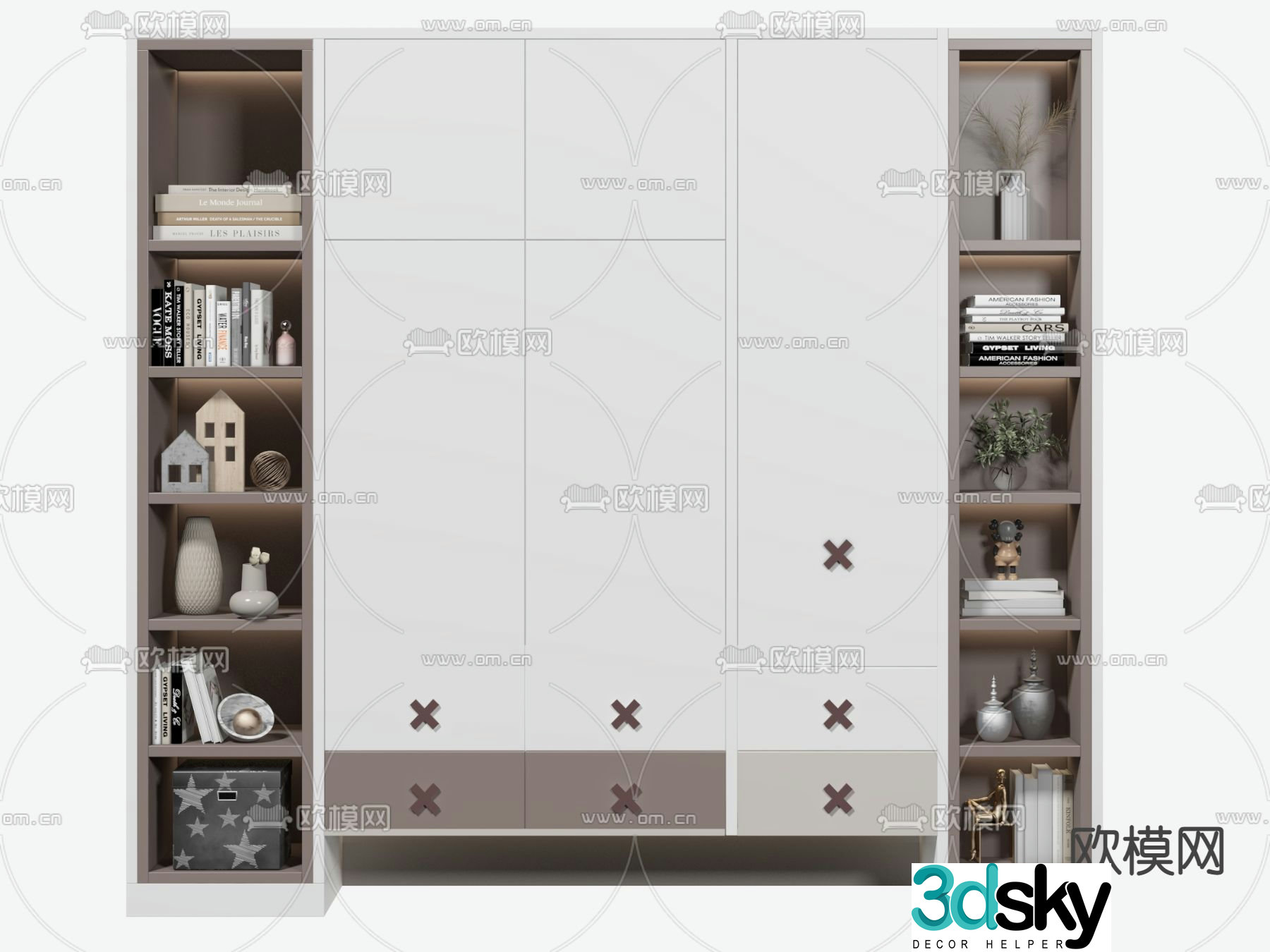 Children’s wardrobe 3d model