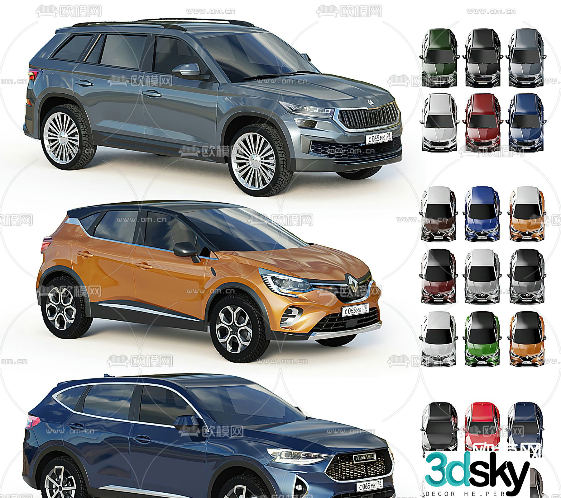 off road vehicle car 3d model